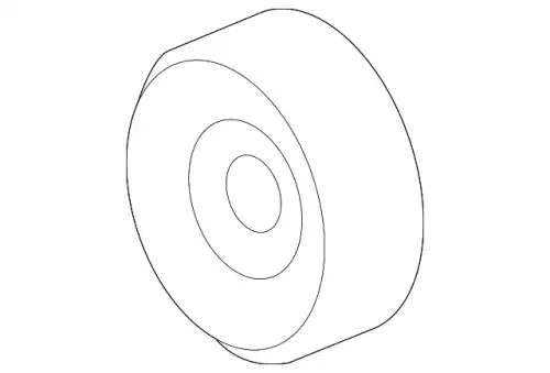 PULLEY ASY - IDLER YW7Z-8678-AA FORD