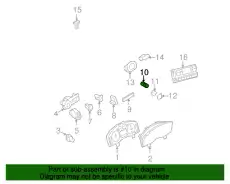 Рамка прикуривателя 6R3Z-19N236-A FORD