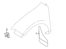 7T4Z16A550A БРЫЗГОВИК EAC FORD