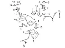 CAP ASY - FUEL TANK 6R3Z-9030-A FORD