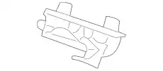 КРОНШТЕЙН КРЕПЛЕНИЯ ПЕРЕДЕНГО БАМПЕРА ЛЕВЫЙ (6L2Z17E814AB) FORD