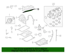 Прокладка клапанной крышки FORD 5H2Z-6584-CA