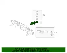  КРОНШТЕЙН ФАРКОПА EXPL (II КЛАСС - ОТВ BL8Z-19A282-A FORD