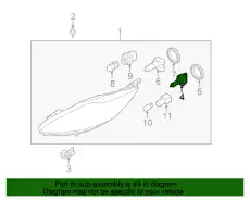 BULB BE8Z-13N021-A FORD
