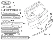 ШИЛЬДА '4WD'' BB5Z-9942528-D FORD