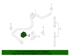INSULATOR ASY 7A2Z-5493-A FORD