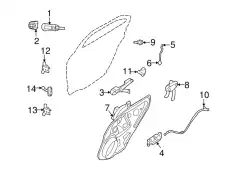 RETAINER 8S4Z-5421952-A FORD
