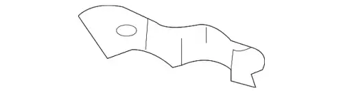 MN181415, КРОНШТЕЙН ЗАДНЕГО БАМПЕРА MITSUBISHI