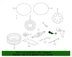  ВЕНТИЛЬ ШИНЫ MB255657 MITSUBISHI