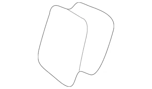  УПЛОТНИТЕЛЬ БОКОВОГО СТЕКЛА MB814446 MITSUBISHI