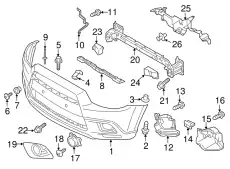  ФИКСАТОР MR415259 MITSUBISHI