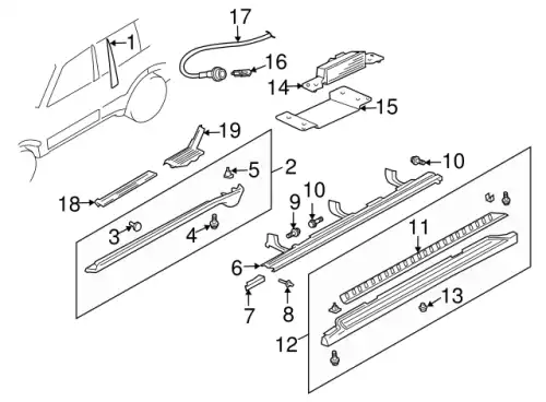  ЗАКЛЕПКА,ПОДНОЖКИ MS460109 MITSUBISHI