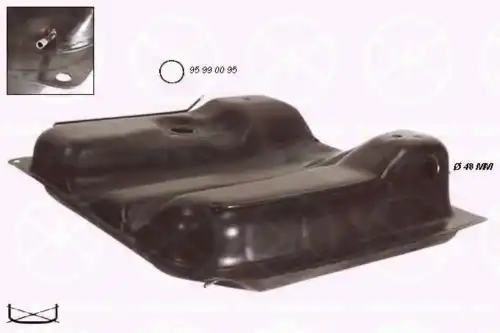 ТОПЛИВНЫЙ БАК 9557009 KLOKKERHOLM