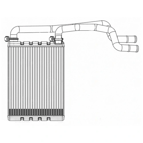 Радиатор печки MANDO DC0K2A161A10