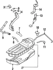 Q0K01960960D SENSOR FUEL TANK MOBIS