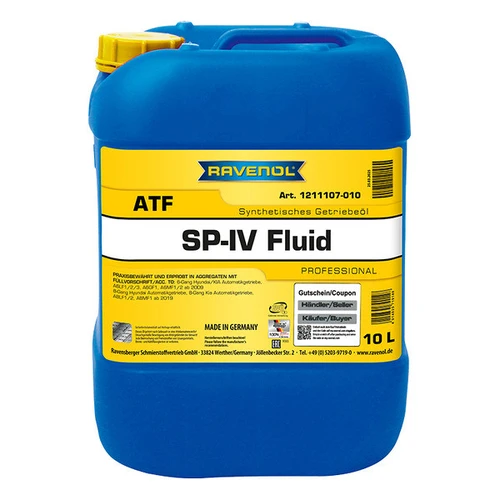 Масло для АКПП и ГУР RAVENOL 4014835719149