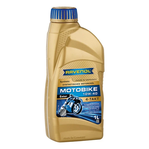 Моторное масло 4-х тактное RAVENOL Motobike 4014835731110 10W-40 полусинтетическое 1 л