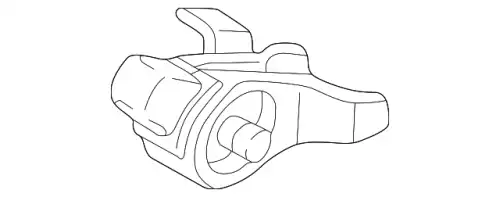 RUBBER, ENG MTG B25G39040D MAZDA