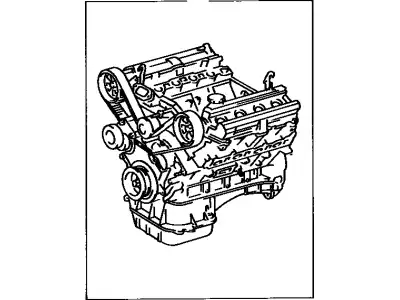 Двигатель (ДВС) в сборе TOYOTA / LEXUS 1900050B50