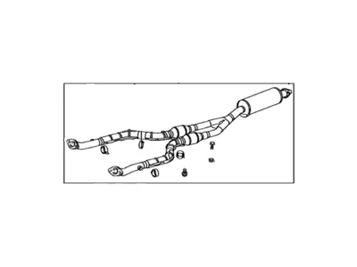 ПЕРЕДН.ЧАСТЬ ГЛУШИТЕ 1741031811 TOYOTA / LEXUS