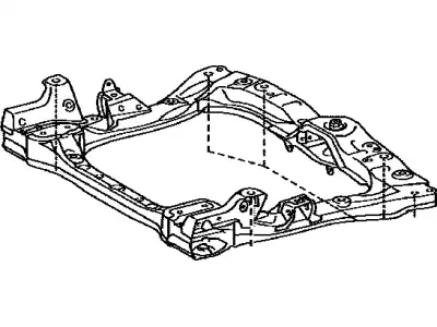 ПОДРАМНИК ДВИГАТЕЛЯ 5110048061 TOYOTA / LEXUS