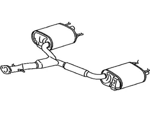 ТРУБА ГЛУШИТЕЛЯ 1743031A71 TOYOTA / LEXUS