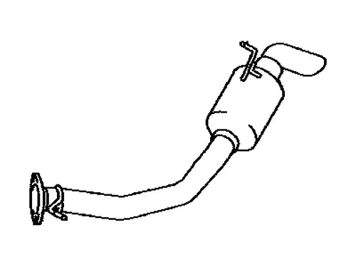 ТРУБА ГЛУШИТЕЛЯ 1743031740 TOYOTA / LEXUS