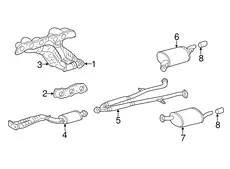 ТРУБА ГЛУШИТЕЛЯ 1741046520 TOYOTA / LEXUS