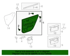 ПАНЕЛЬ ОТДЕЛКИ ДВЕРИ 6764048250A1 TOYOTA / LEXUS