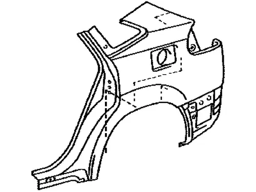 Крыло TOYOTA / LEXUS 6161248052