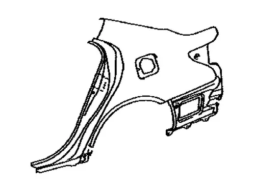 Крыло TOYOTA / LEXUS 6161250102