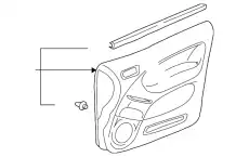 ОБИВКА ДВЕРИ 6762042650B0 TOYOTA / LEXUS