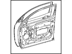 ДВЕРЬ ПЕРЕДНЯЯ 670010C102 TOYOTA / LEXUS