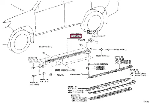 7580660050A1 Деталь TOYOTA / LEXUS