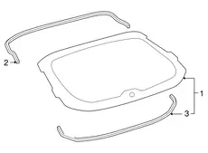 СТЕКЛО ЗАДНЕЕ 6810548271 TOYOTA / LEXUS