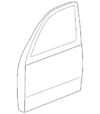 ДВЕРЬ ПЕРЕДНЯЯ 6700250070 TOYOTA / LEXUS