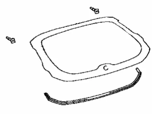 СТЕКЛО 6810548250 TOYOTA / LEXUS