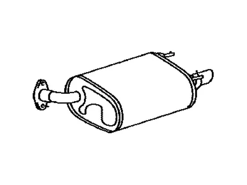 ТРУБА ГЛУШИТЕЛЯ 1744031041 TOYOTA / LEXUS