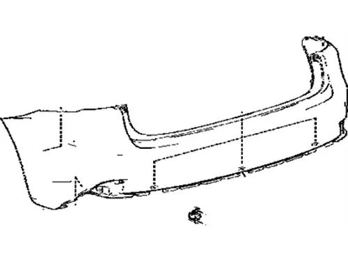 БАМПЕР ЗАДНИЙ 5215953943 TOYOTA / LEXUS