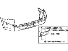 БАМПЕР ЗАДНИЙ 5215960999 TOYOTA / LEXUS