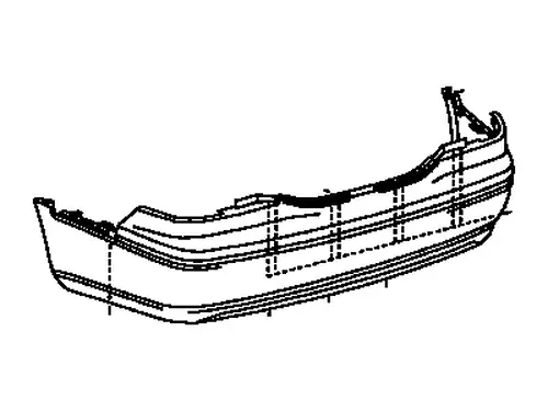 БАМПЕР ЗАДНИЙ 5215976901 TOYOTA / LEXUS