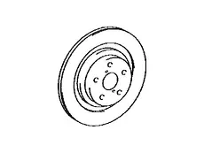 Тормозной диск TOYOTA / LEXUS 4351230371