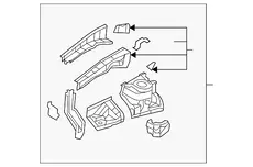 Подкрылок TOYOTA / LEXUS 5370133160
