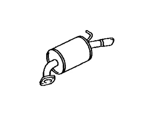 ГЛУШИТЕЛЬ ЗАД.ЧАСТЬ 1743020101 TOYOTA / LEXUS