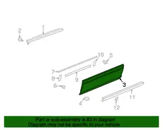 МОЛДИНГ 7573148900D3 TOYOTA / LEXUS