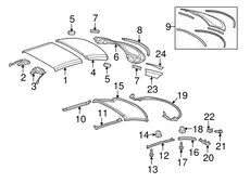 СТЕКЛО ЗАДНЕЕ 6480153060 TOYOTA / LEXUS