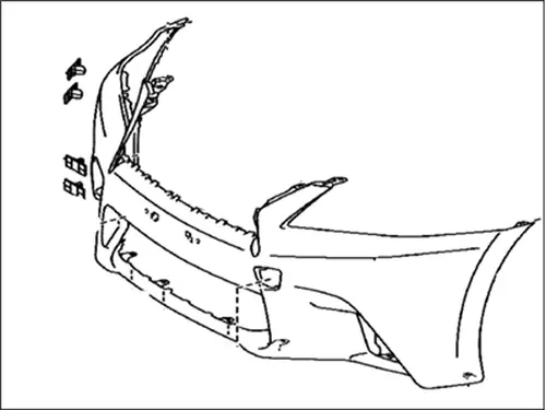 БАМПЕР ПЕРЕДНИЙ 521193A918 TOYOTA / LEXUS