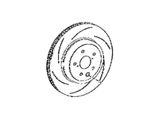 Тормозной диск TOYOTA / LEXUS 424320W010