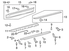 ПАНЕЛЬ ПОДНОЖКИ 5177360160E0 TOYOTA / LEXUS