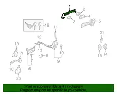Ручка двери TOYOTA / LEXUS 6922053040A1
